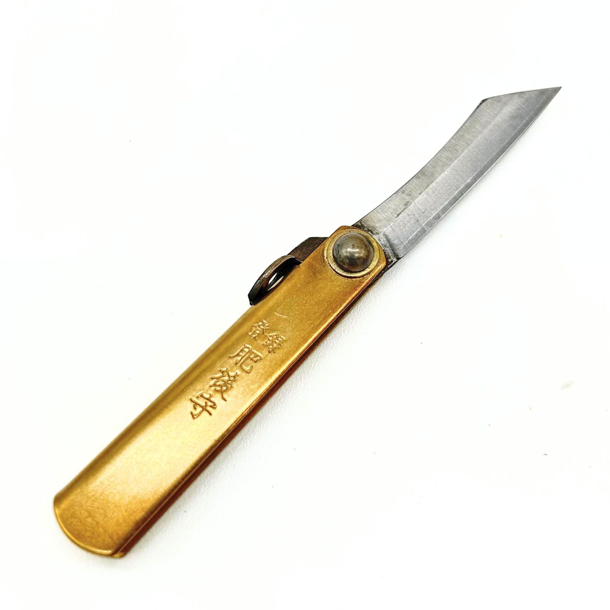 Higonokami MAME Tiny Folding Knife, SK Steel 55mm with Blue Case