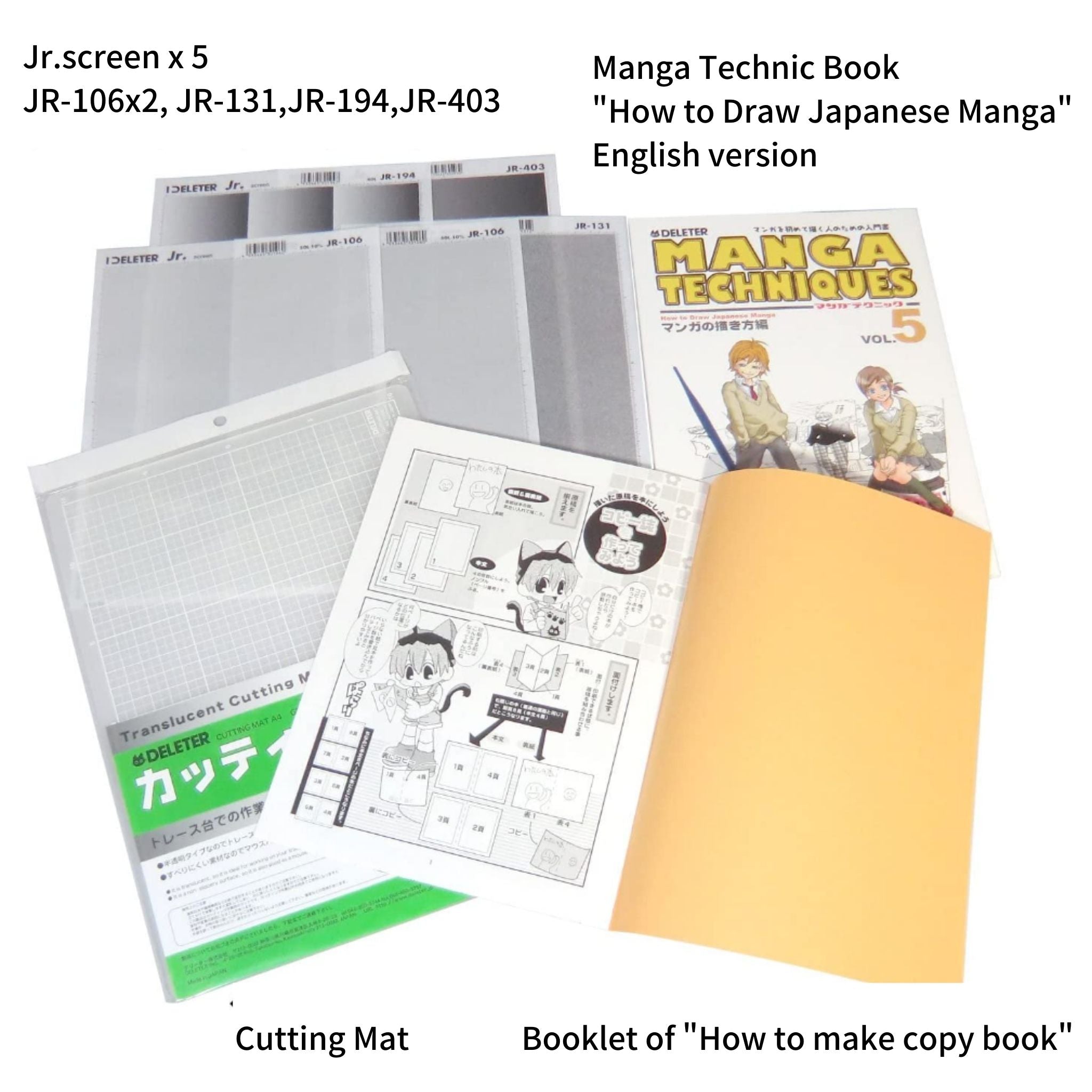 Deleter Manga Tool Set Standard Japan IMPORT for sale online