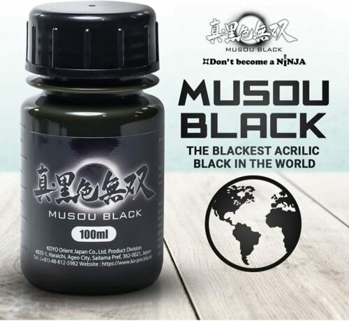 Musou Black Paint - Blackest Black Paint in the World – Japan Depot